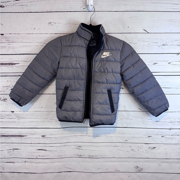 Nike Other - Nike Kids Charcoal Puffer Jacket